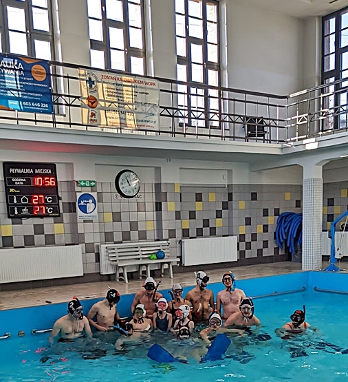 Hokej pod wodą Walenie Siemianowice Śląskie Trening I 2022